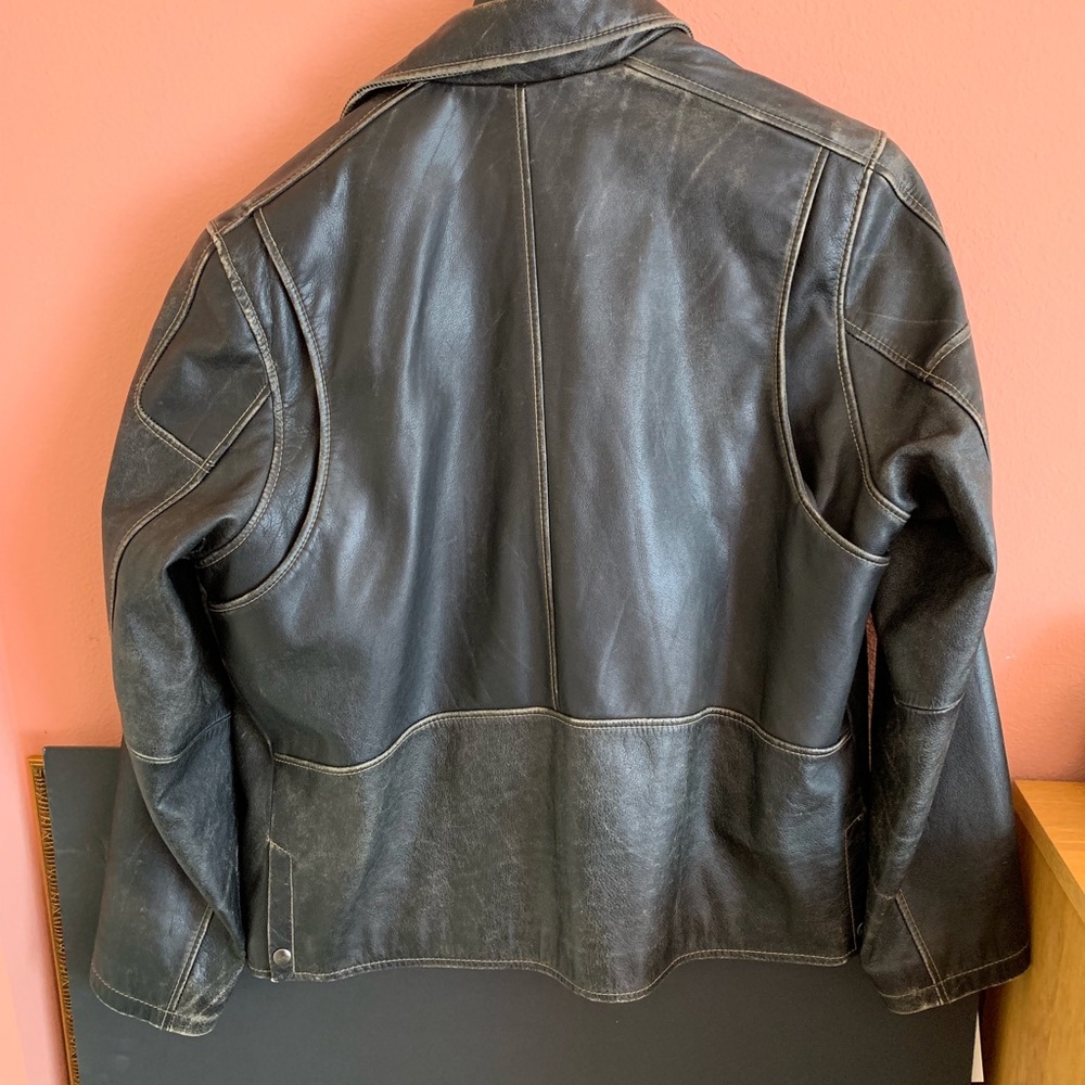 Leather Jacket, size L. - Picture 4 of 6